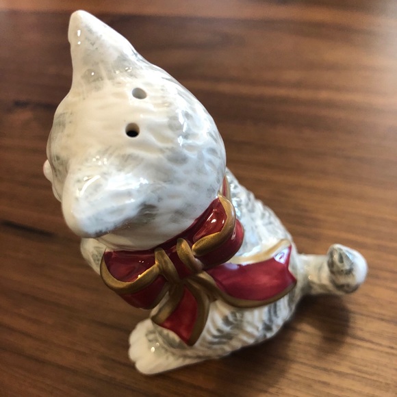 Vintage Fitz & Floyd Kristmas Kitty salt & pepper - Picture 5 of 11
